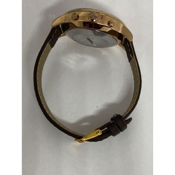 Fossil FTW5030 Women's Brown Leather Analog White Dial Hybrid Smartwatch CM442 - Picture 10 of 11